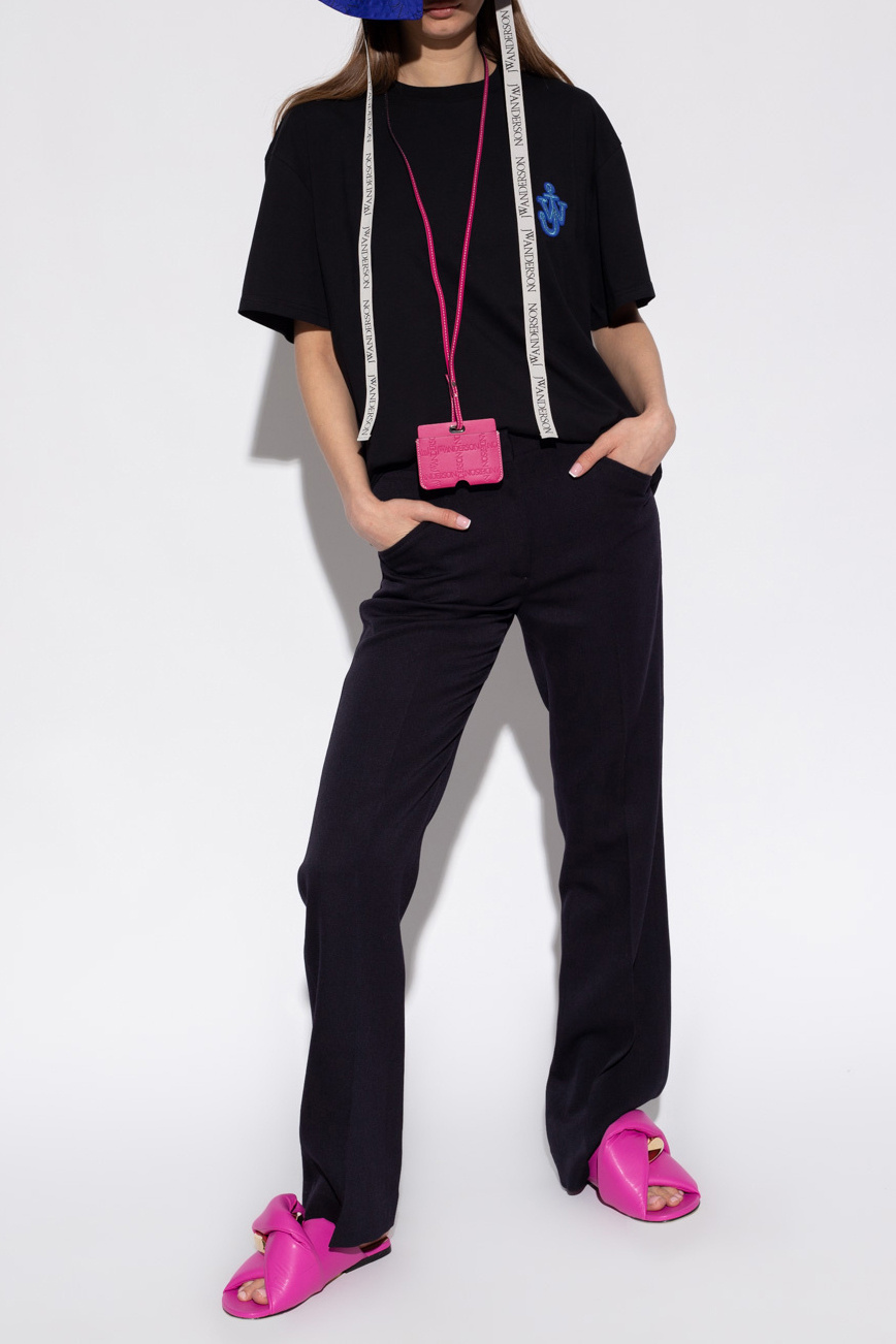 Black T-shirt with logo JW Anderson - Vitkac AS